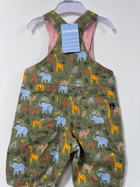Laclový overal safari zvieratká 6m 12m, 74