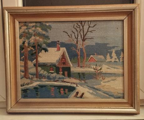 Gobelin - vyšívaný obraz,