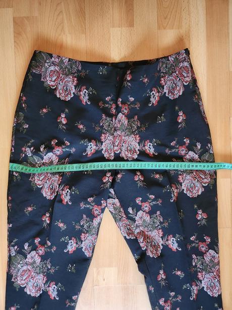 Dámske elegantné vyšívané nohavice, f&f,46