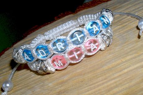 Naramky dvojradove s menom  ale aj s datumom, 