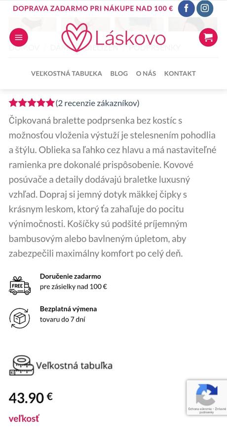 Bralette od láskovo, s