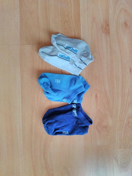 3x kratke sportive ponozky, fila,28