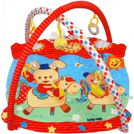 Baby mix hracia deka zajac na kolotoči, 