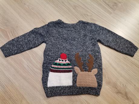 Chlapčenský vianočný sveter, f&f,80
