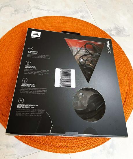 Káblové slúchadlá na uši jbl tune 500,