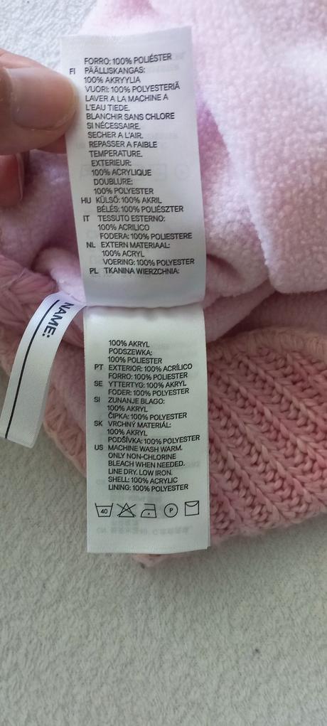 Zimná čiapka, h&m,74