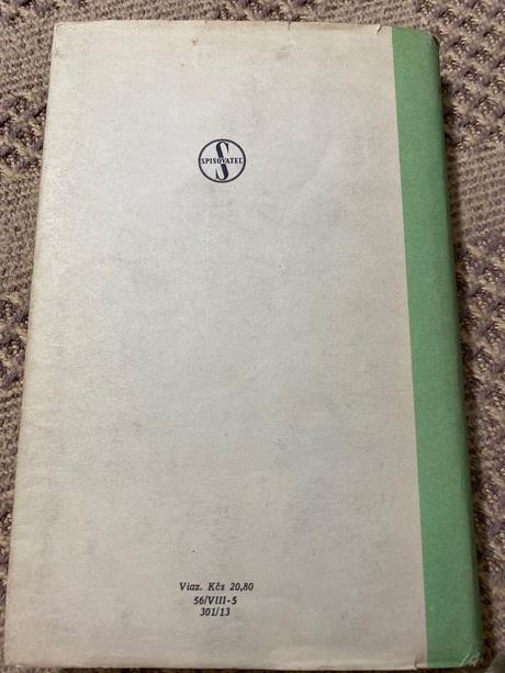 Stará retro kniha jožo nižnánský  cholera 1958, 