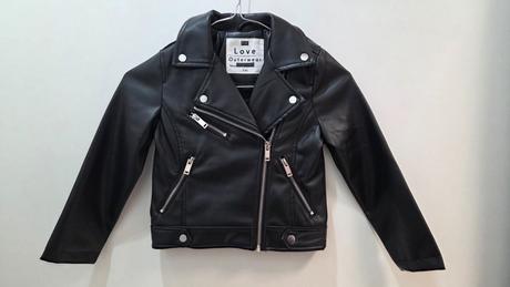 Čierna kožená bunda, f&f,116