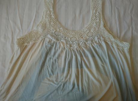 Dámsky biely elastický top, wardrobe, xxl