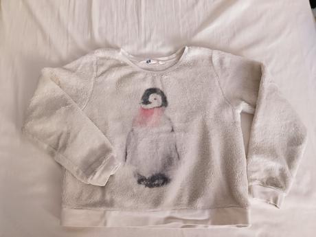 Teplý sveter, h&m,134