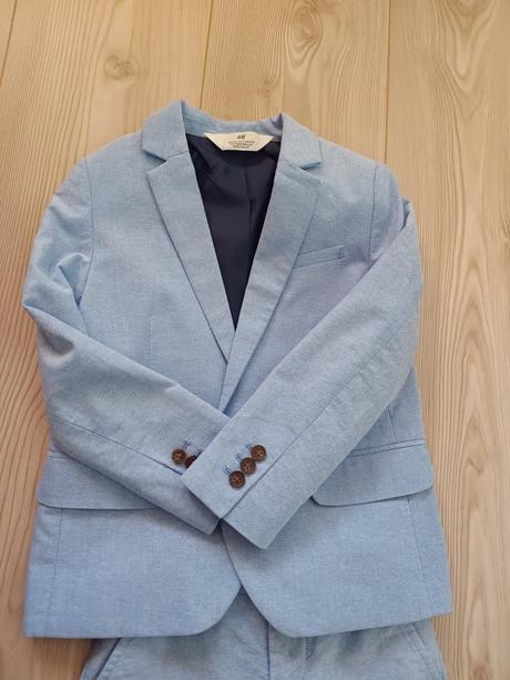 Modrý oblek (sako+nohavice), 110