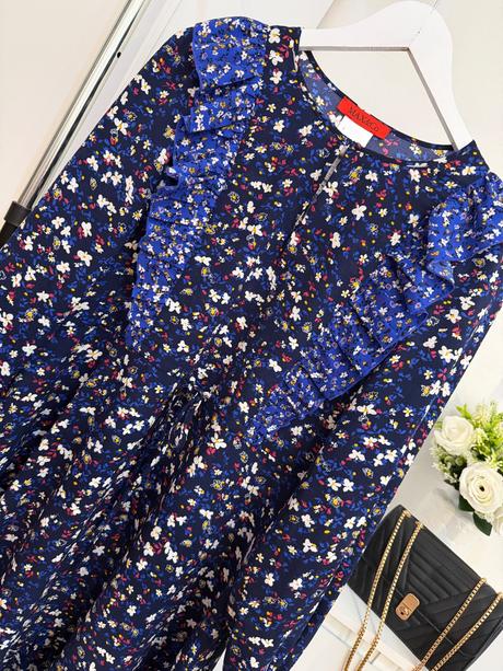 Kvetované šaty max&co romantický chic štýl, 38