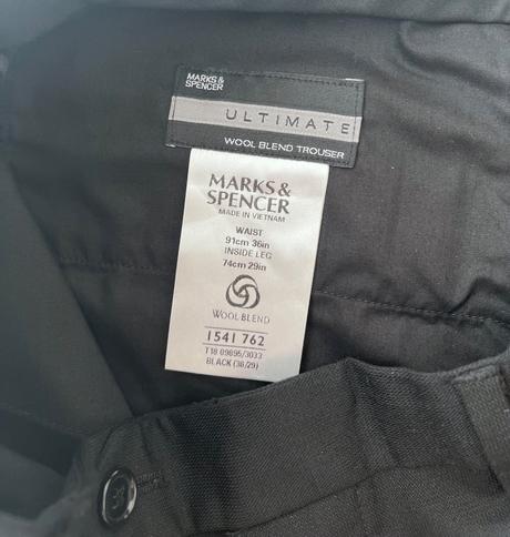 Marks&spencer vlnené nohavice w44 l29, marks & spencer,60
