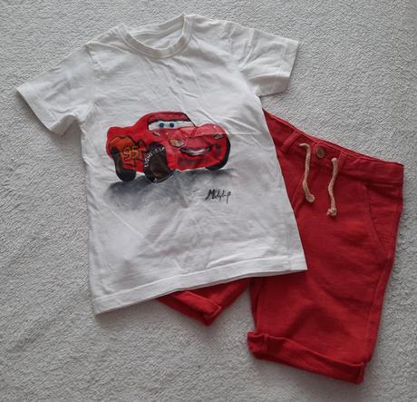 Tričko + kraťasy "disney - cars" 110, 110