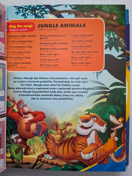 Disney "klasické rozprávky" (kniha, cd, hry) sj/aj, 