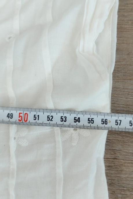 Biele šaty s výšivkou, xl