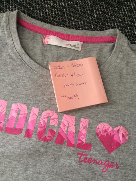 Šedé tričko, m