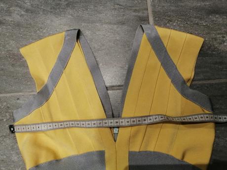 Žltošedé šaty bellabarnett vs-m, s