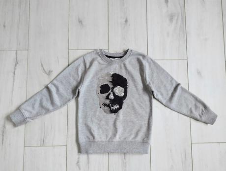 Mikina s flitrami h&m, h&m,122