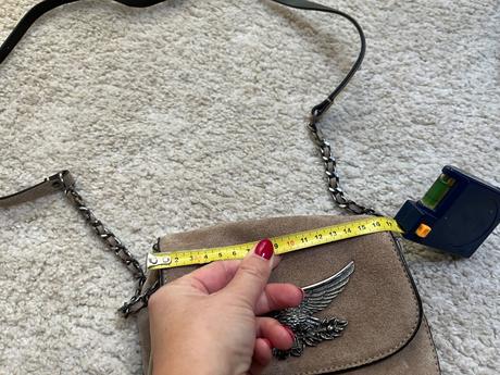 Crossbody kožená kabelka zara, zara