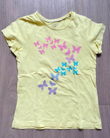 Tričko s motýlikmi, lupilu,122