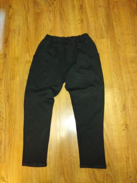 Elasticke zimne nohavice so vzorom, m