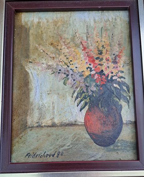 Obraz silvie fridrichovej kytica na okne, 