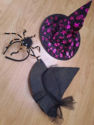 Klobúky a čelenka halloween, 