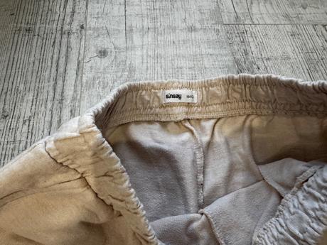 Dievčenské tepláky krémové, sinsay,164