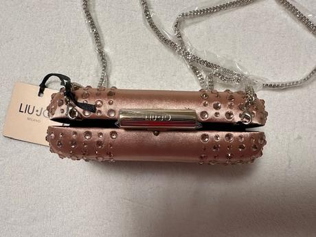 Malá spoločenská kabelka rose gold liu jo originál, liu jo