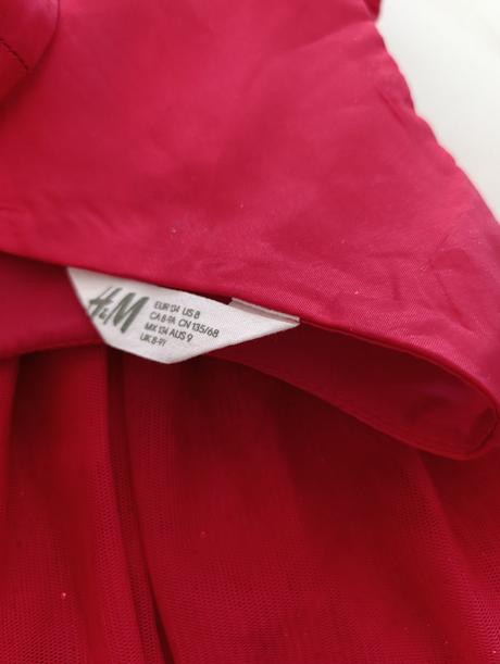 Dievčenské slávnostné šaty 2ks, h&m,134