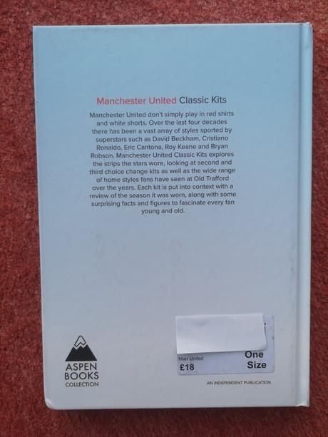 Kniha manchester united história futbalové dresy, 