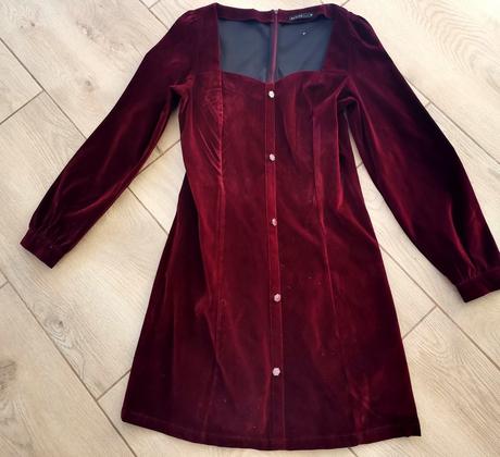 Zamatové šaty, mohito,xl