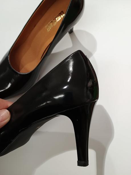 Dámske kožené lodičky 60052 b, 41 / 42