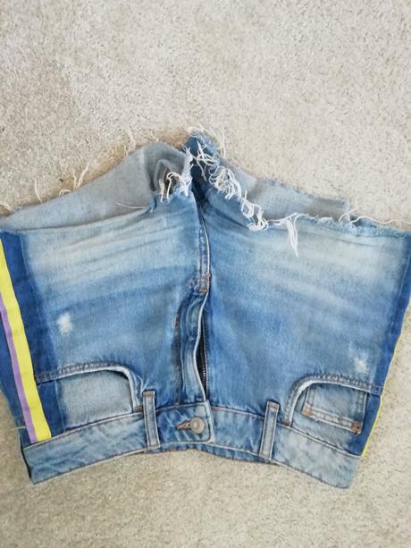 Kraťasy riflové, bershka,164