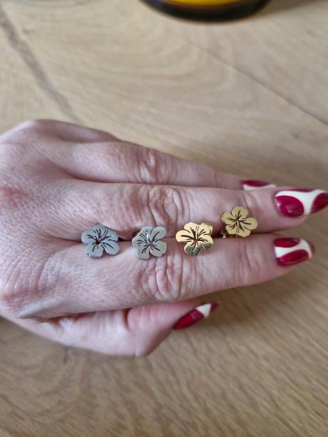 Náušnice flower,