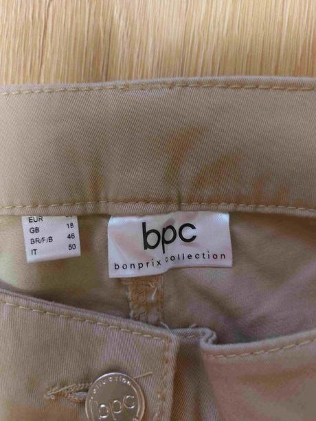 Nohavice béžové, bonprix,44
