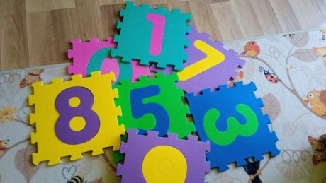 Penové puzzle číslice,