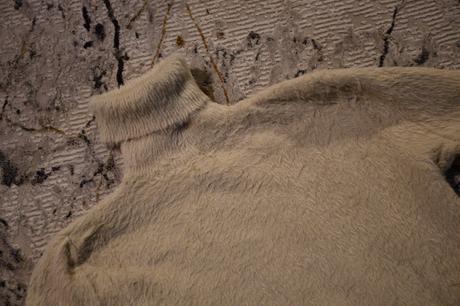 Teplý strečový rolák, s