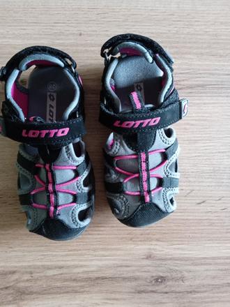 Dievčenské sandále, lotto,28