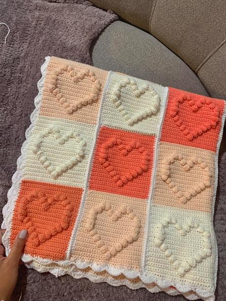 Detská háčkovaná deka, 