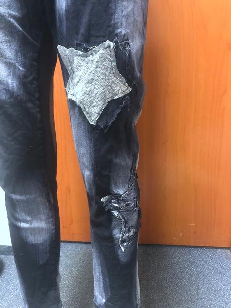 Teplákové nohavice s aplikáciami, uni, 