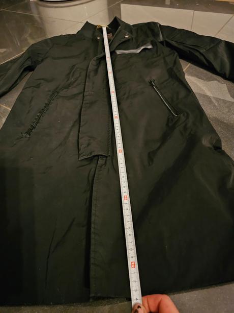 Dlhá pánska slim bunda, trenčkot, prechodný kabát, zara,m