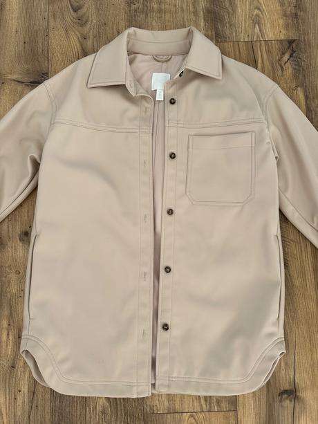 Koženkova vrchná košeľa, h&m,xs