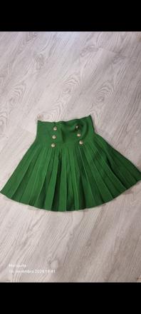 Plisovana pletena sukna s/m, m