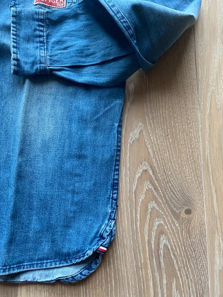 Riflová košeľa tommy hilfige, tommy hilfiger,164