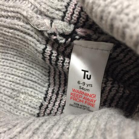 Čiapka dievčenská vzor leopard tu veľ.54, 6-9y, tu,54