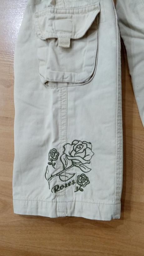 Zateplené nohavice bavlnou, outfit,98