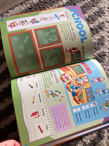 Disney's magic english mit cd my day mein tag, 