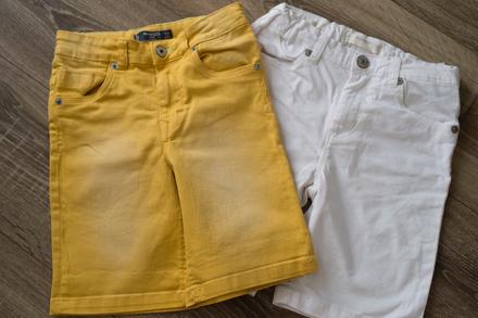 Krásne kraťasy pre frajera 7/8rokov, 122/128-žlté, mango,122